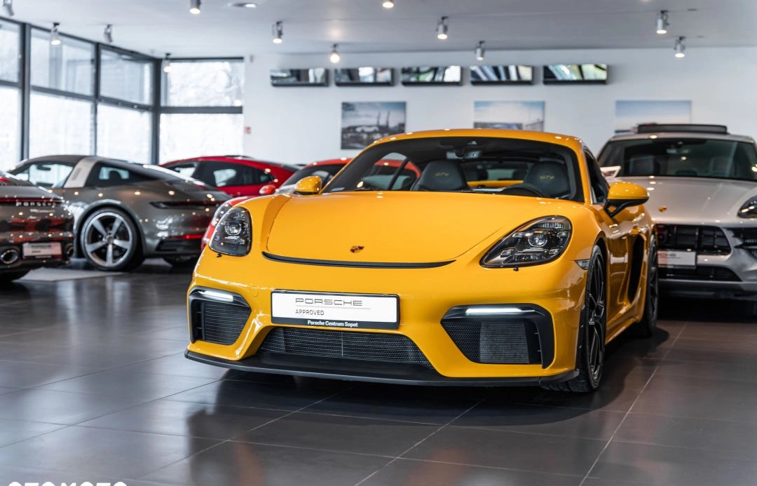 Porsche 718 Cayman cena 697718 przebieg: 10500, rok produkcji 2021 z Lubaczów małe 596